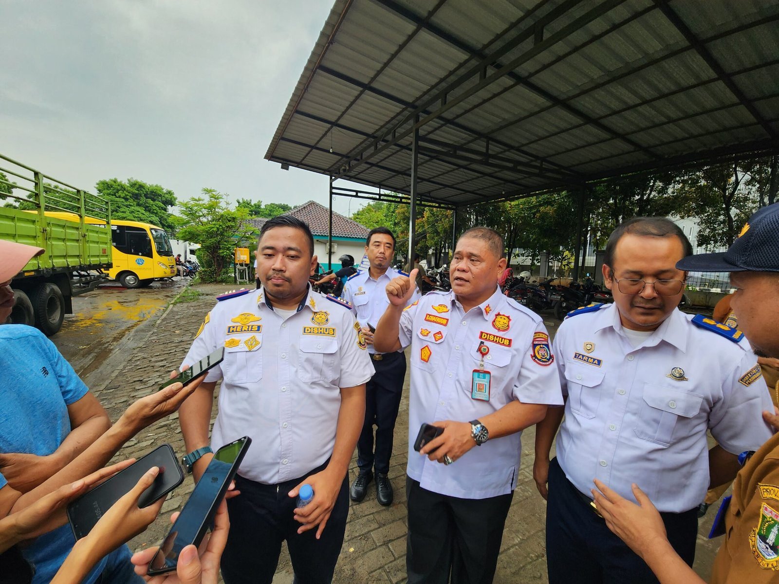 Berikan Kemudahan Pelayanan, Dishub Tangsel Launching Sistem Drive Thru Online