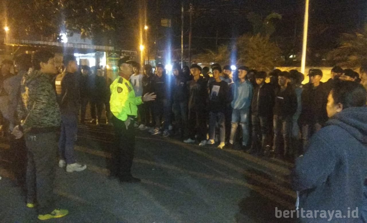 66 Remaja Anggota Geng Motor Yang Kerap Konvoi dan Meresahkan Ditangkap Polsek Nagreg