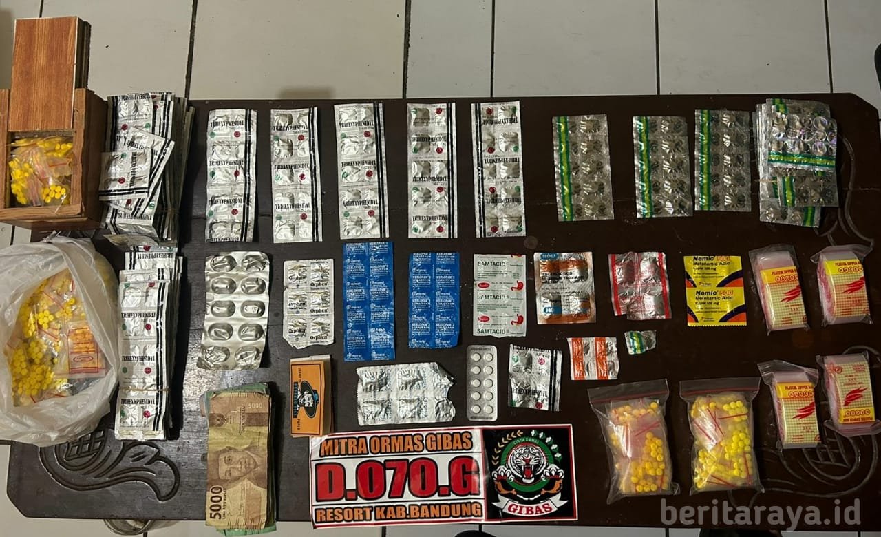 Informasi Masyarakat, Unit Reskrim Polsek Nagreg Amankan Pelaku dan Sita Obat-obatan Tanpa Izin Edar