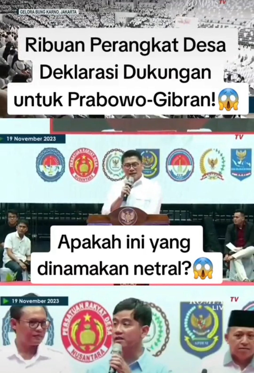 Garang Milenial Kecam Keras Aksi Perangkat Desa yang Dukung Paslon