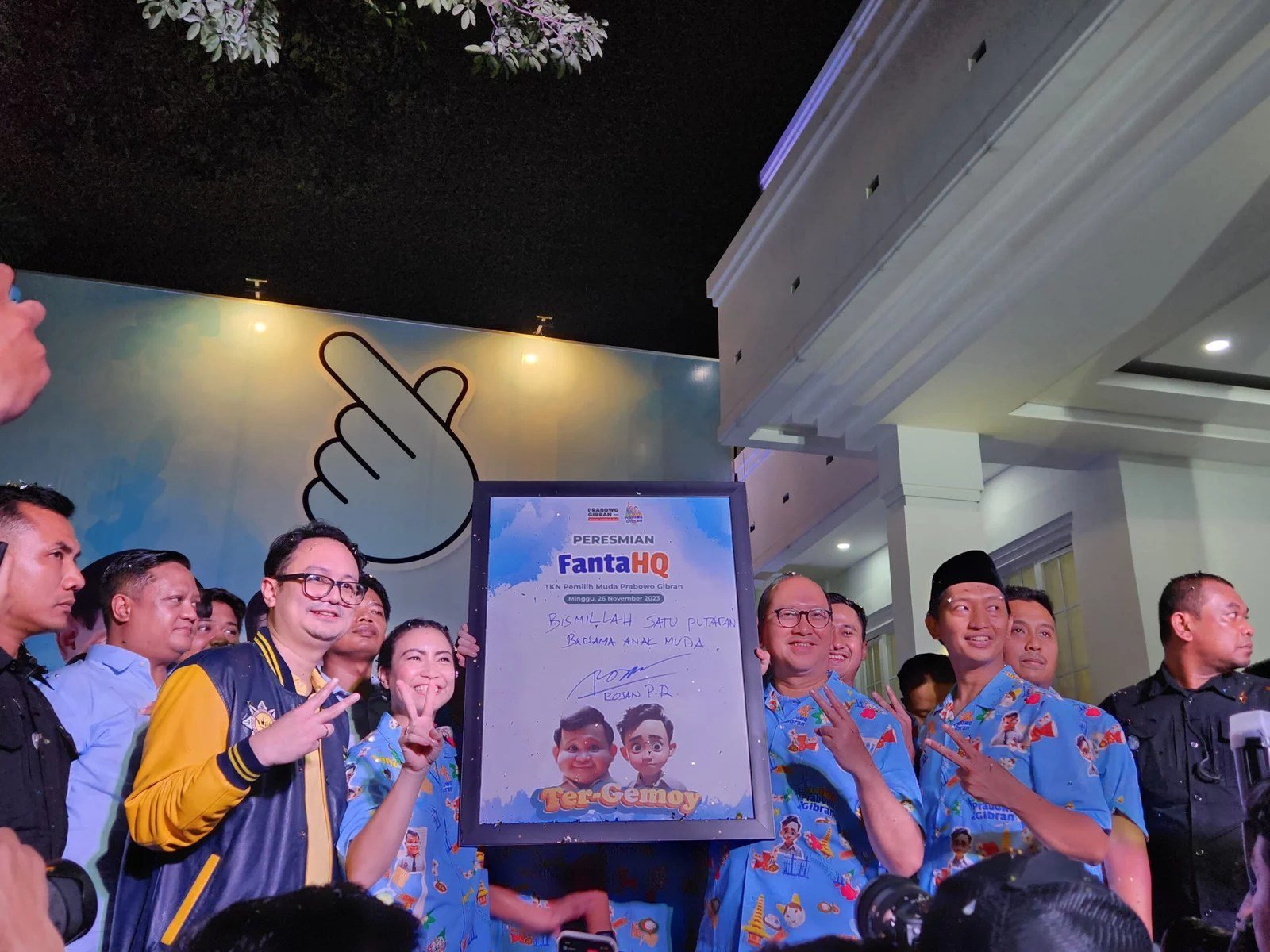 Hadir Giat FantaHQ, Ketua TKN Prabowo-Gibran Pede Menang Satu Putaran