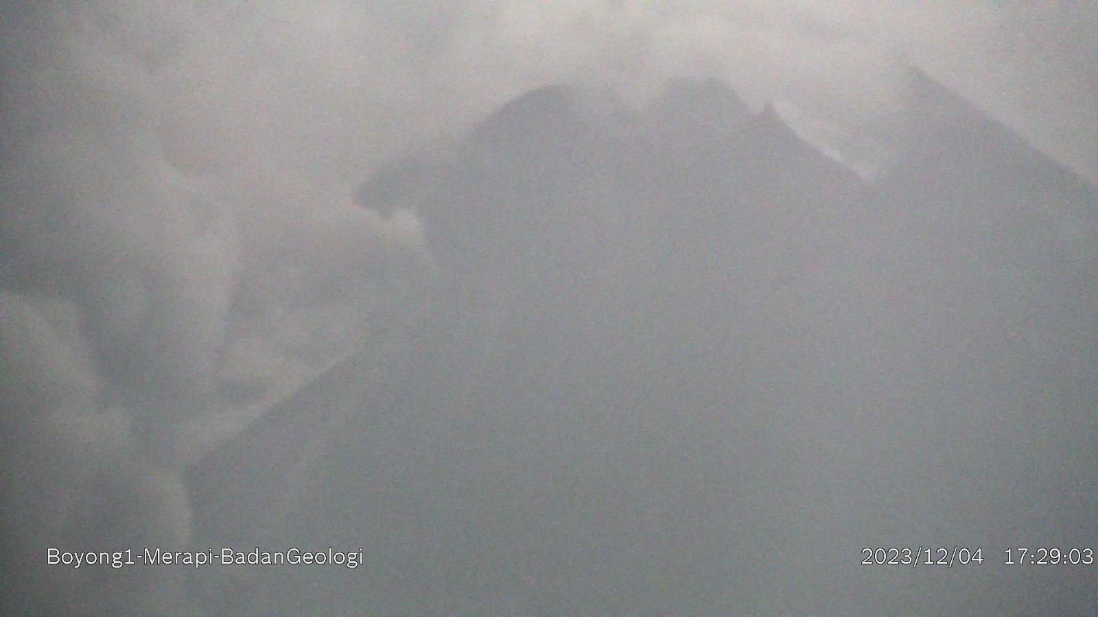 Awan Panas Guguran Gunung Merapi Dengan Jarak Luncur 1.200 Meter Arah Kali Boyong
