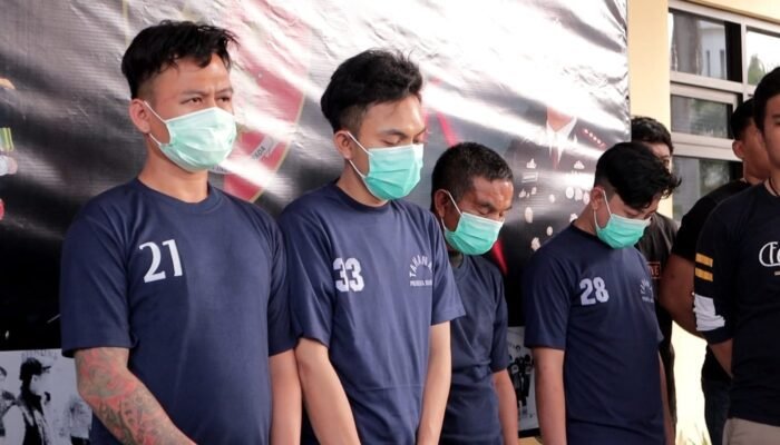 Empat Pelaku Pengeroyok Polisi di Banjaran Ditangkap Polresta Bandung
