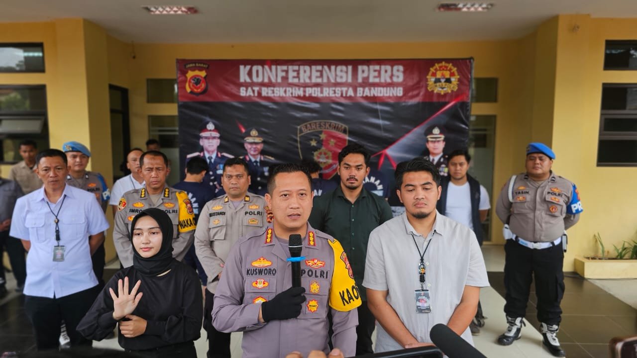 Satreskrim Polresta Bandung Ringkus Lima Penganiyaan di Rancaekek
