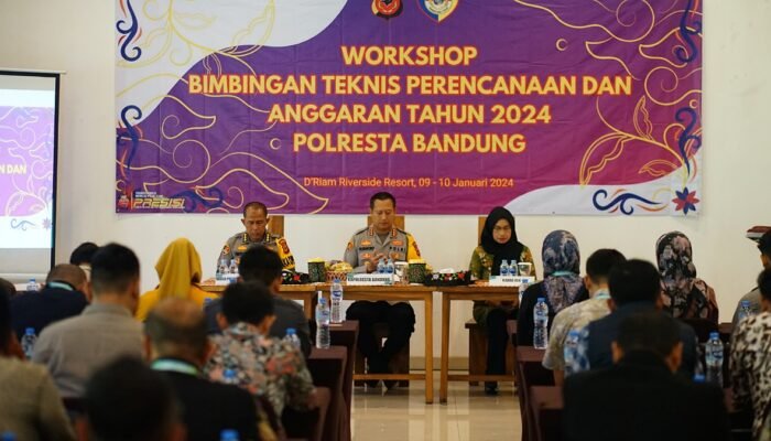 Polresta Bandung Gelar Workshop Binteknis Perencanaan dan Anggaran Tahun 2024