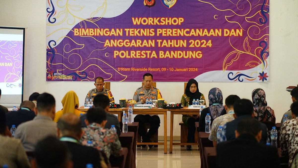 Polresta Bandung Gelar Workshop Binteknis Perencanaan dan Anggaran Tahun 2024