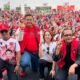 Merahkan Cicalengka, Ribuan Pendukung Mochammad Luthfi Hafiyyan Hadir Dalam Pesta Rakyat PDI Perjuangan