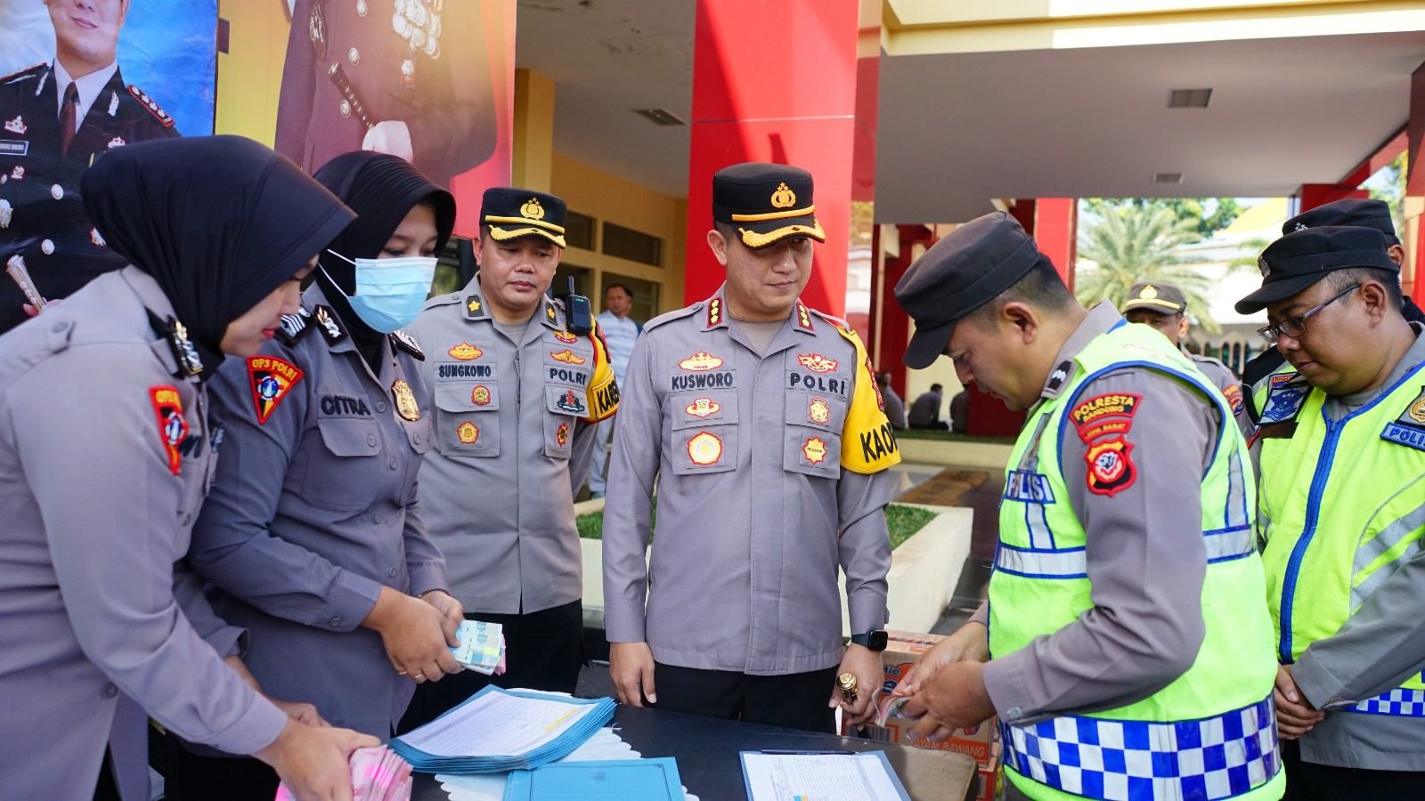 Polresta Bandung Gelar Apel Kesiapan dan Pendistribusian Dukungan Anggaran