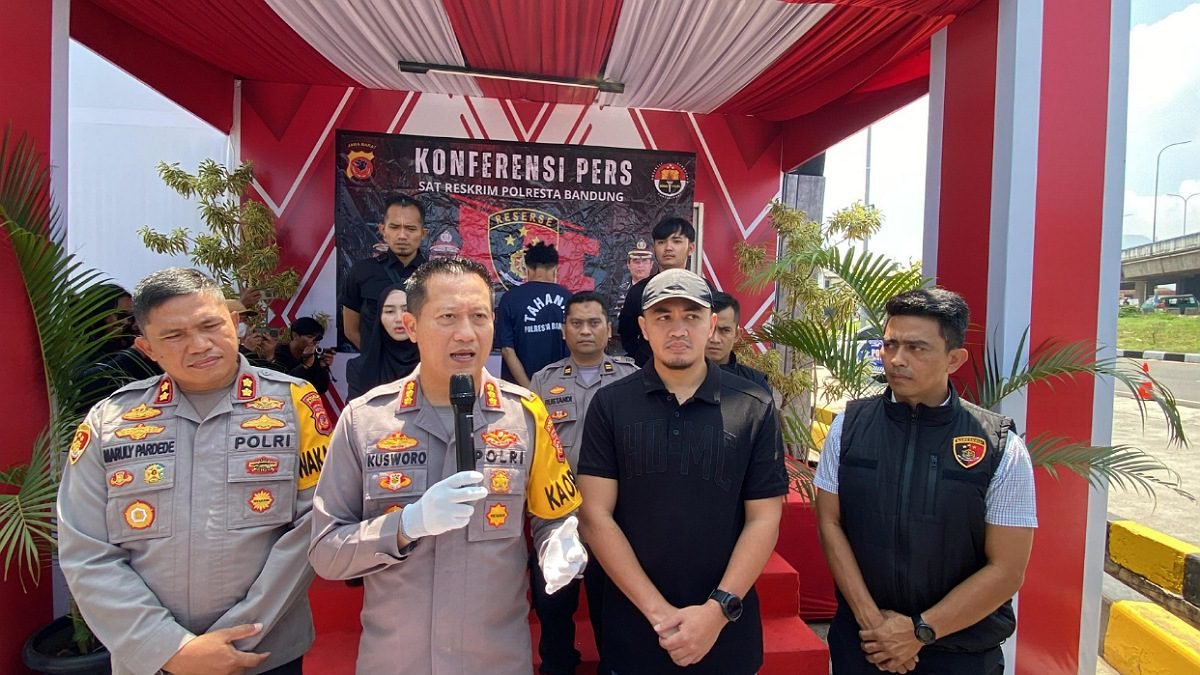 Satreskrim Polresta Bandung Berhasil Amankan Seorang Pria Penganiaya Anak Dibawah Umur